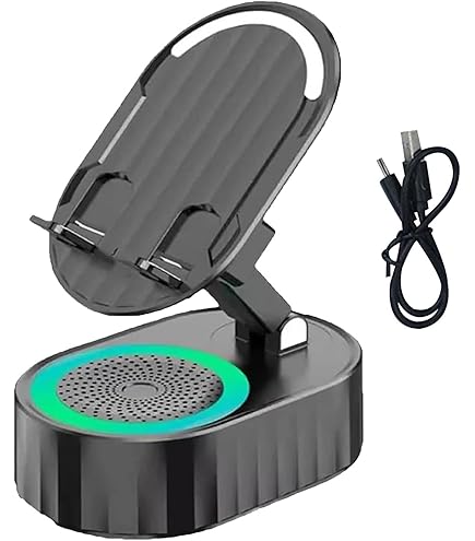 Amazon.co.jp: スマホスタンド 内蔵 誘導スピーカー付き | スマホ